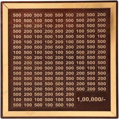 Wooden Piggy Bank 100000 Rs